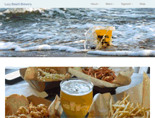 Tablet Screenshot of lazybeachbrewing.com